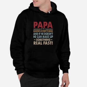 Vintage Papa Know Everything Hoodie | Crazezy DE
