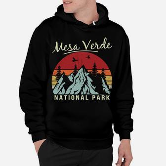 Vintage Retro Hiking Camping Mesa Verde National Park Sweatshirt Hoodie | Crazezy DE