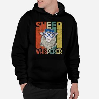 Vintage Sheep Farmer Retro Sheep Whisperer Sweatshirt Hoodie | Crazezy