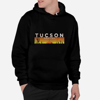 Vintage Tucson Arizona Desert Retro Hoodie | Crazezy