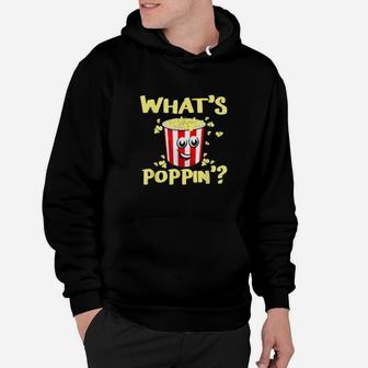 What's Poppin' Funny Popcorn Hoodie - Thegiftio UK