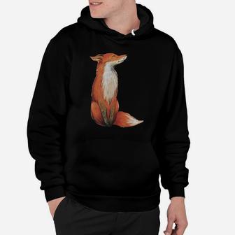 Wild Fox Tshirts, Cute Watercolor Fox Hoodie - Thegiftio UK