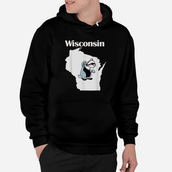 Wisconsin The Badger State Hoodie - Thegiftio UK