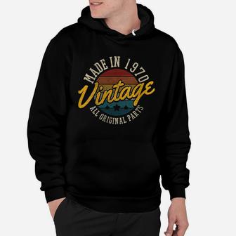 Womens 50Th Birthday Gift Vintage Made In 1970 50 Years Old Funny Hoodie | Crazezy UK