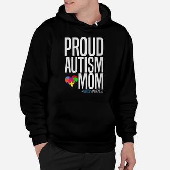 Womens Autism Awareness Month Proud Autism Mom Hoodie | Crazezy UK