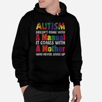 Womens Autism Awareness Proud Mom Mother Autistic Kids Awareness Hoodie | Crazezy