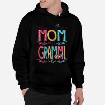 Womens Blessed To Be Called Mom And Grammi Flower Gifts Hoodie | Crazezy AU