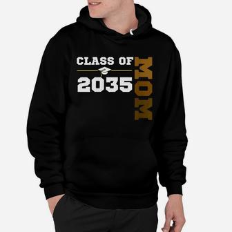 Womens Class Of 2035 Senior Class Grad Proud Mom Melanin Hbcu Color Hoodie | Crazezy