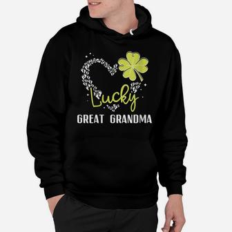 Womens Funny Lucky Great Grandma Shirt St Patricks Day Gift Womens Hoodie | Crazezy DE