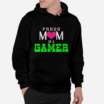 Womens Gaming Proud Mom Of A Gamer Video Game Player Hoodie | Crazezy CA