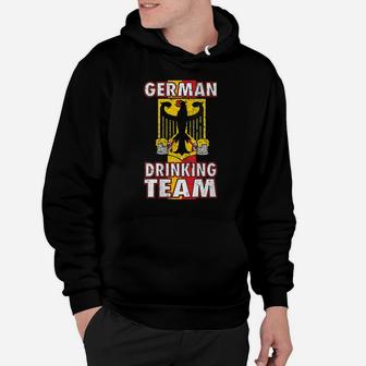 Womens German Drinking Team Germany Flag Funny Oktoberfest Gift Hoodie | Crazezy