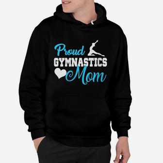 Womens Gymnast Mother Mama Parents Gift Proud Gymnastics Mom Tshirt Hoodie | Crazezy