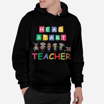 Womens Head Start Teacher Shirts Funny Teachers Students Gifts Idea Hoodie | Crazezy