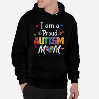 Womens I Am A Proud Autism Mom - Autism Awareness Shirts Hoodie | Crazezy DE