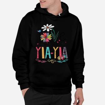 Womens I Love Being Called Yia Yia Sunflower Mothers Day Gift Hoodie | Crazezy AU