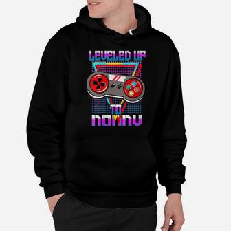 Womens Leveled Up To Daddy Gender Reveal Hoodie - Monsterry CA