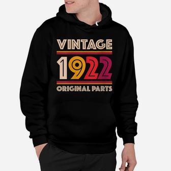 Womens Made In 1922 97 Years Old Gift Vintage 97Th Birthday Hoodie | Crazezy