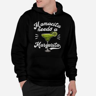 Womens Mamacita Needs A Margarita Funny Mother's Day Gift Hoodie | Crazezy