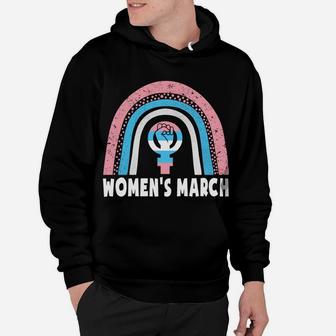 Women's March Reproductive Rights Shirt Feminist Rainbow Sweatshirt Hoodie | Crazezy