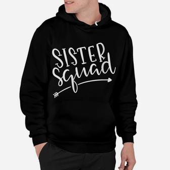 Womens Matching Sister Bff Gift For Best Friend Sister Squad Hoodie | Crazezy