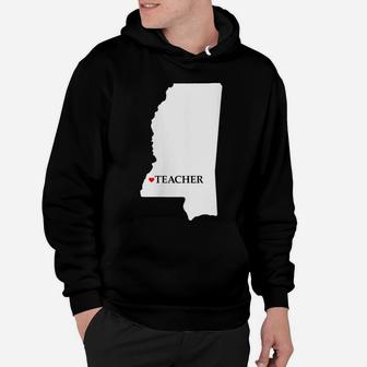 Womens Mississippi Teacher Education Home State Back To School Hoodie | Crazezy DE