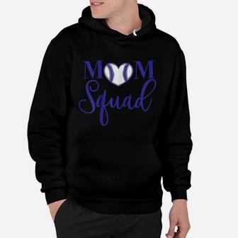 Womens Mom Squad Purple Lettered Tee For The Proud Mom To Wear Hoodie | Crazezy UK