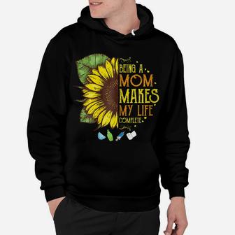 Womens Mothers Day New Mom Shirt Plus Size Floral Flower Graphic Hoodie | Crazezy DE