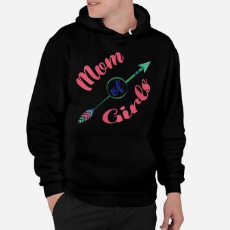 Womens Mother's Day Tee Proud Mom Of Girls Outfit For Mother Queen Hoodie | Crazezy UK