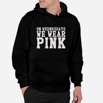Womens On Wednesdays We Wear Pink Hoodie - Thegiftio