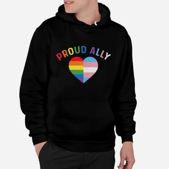 Womens Proud Ally Mom Lgbt Transgender Gifts Lgbtq Pride Trans Flag Hoodie | Crazezy AU