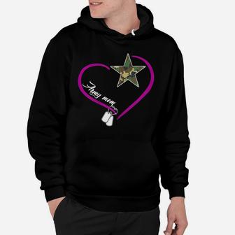 Womens Proud Army Mom - Heart Camo Star Mother Memorial Day Gift Hoodie | Crazezy UK