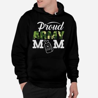Womens Proud Army Mom Military Pride Mother Shirt Hoodie | Crazezy CA