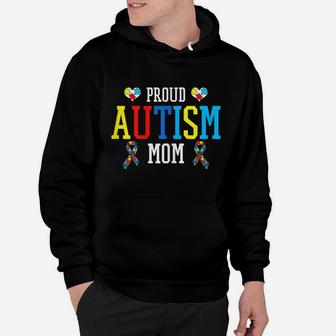 Womens Proud Autism Mom - Autistic Pride As Awareness Month Gift Hoodie | Crazezy DE