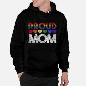 Womens Proud Mom Lgbt Hoodie | Crazezy CA