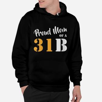 Womens Proud Mom Of A 31B Army Military Police Hoodie | Crazezy