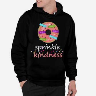 Womens Sprinkle Kindness Donut - Anti-Bullying Kindness Teacher Hoodie | Crazezy CA