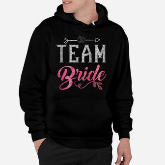 Womens Team Bride - Bridal Party Bride Squad Wedding Party Hoodie | Crazezy AU