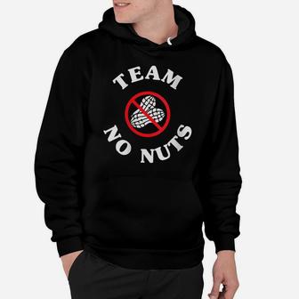 Womens Team No Nuts Funny Team Girl Gender Reveal Pink Party Hoodie | Crazezy