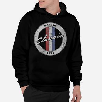 Womens Vintage Hot Rod Made In 1971 Classic 50Th Birthday Hoodie | Crazezy DE