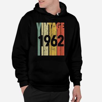 Womens Vintage Retro Made In 1962 The Original 59Th Birthday Hoodie | Crazezy