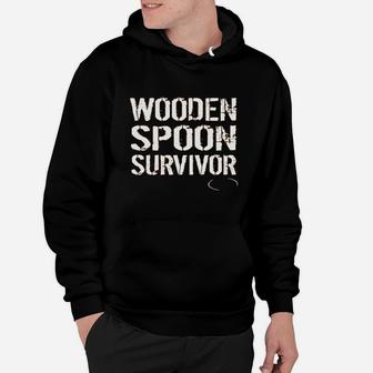 Wooden Spoon Survivor Funny Hoodie | Crazezy