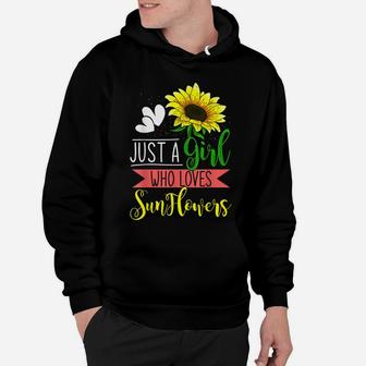 Yellow Flower Florist Women Girls Sunshine Floral Sunflower Hoodie | Crazezy
