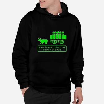 You Have Died Hoodie | Crazezy
