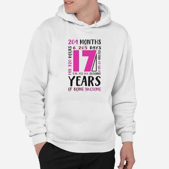 17Th Birthday Girls Gifts 17 Year Old Daughter Hoodie | Crazezy AU