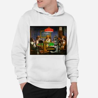 A Friend In Need Dogs Playing Poker Hoodie | Crazezy