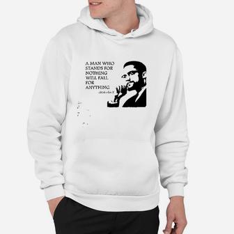 A Man Who Stands For Nothing Fall For Anything Hoodie | Crazezy DE