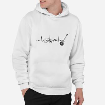 Acoustic Guitar Heartbeat Guitar Musician Hoodie - Thegiftio
