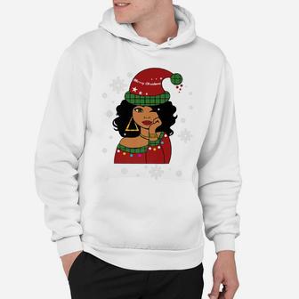 African American Christmas Santa Claus Hoodie | Crazezy