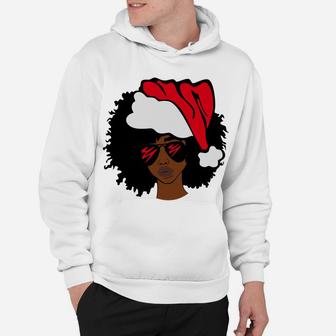 American African Christmas Santa Claus Sweatshirt Hoodie | Crazezy UK