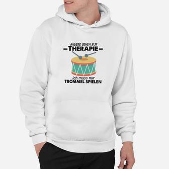 Andere Gehen Zur Therapie Drum Hoodie - Seseable